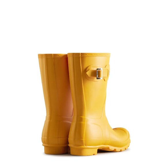 Hunter Women's Original Short Rain Boots in Yellow - Picture 3 of 5